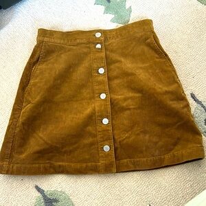 Uniqlo corduroy fall skirt